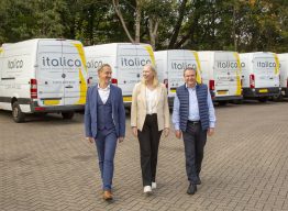Pictured at the announcement that Envisage is enabling Italica to expand and futureproof its operations are L-R: Chris Hawley, MD Great Britain, Envisage, with Michelle and Franco Marrone of Italica