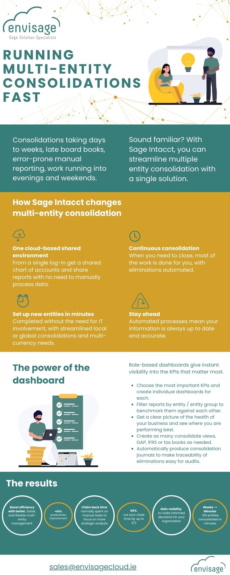 Manage multiple entities with Sage Intacct.